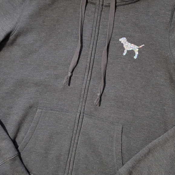 🚫SOLD🚫 VS PINK bling fullzip - Picture 3 of 3